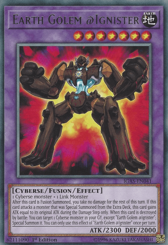 Earth Golem @Ignister - IGAS-EN041 Rare Unlimited