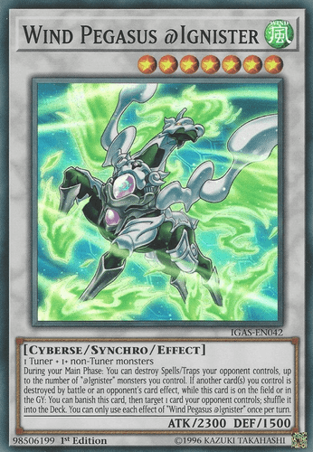 Wind Pegasus @Ignister - IGAS-EN042 Super Rare 1st Edition