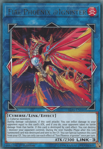 Fire Phoenix @Ignister - IGAS-EN046 Rare Unlimited