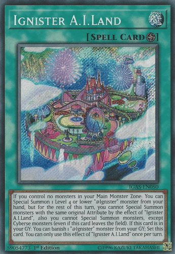 Ignister A.I.Land - IGAS-EN050 Secret Rare Unlimited