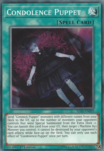 Condolence Puppet - IGAS-EN059 Common 1st Edition