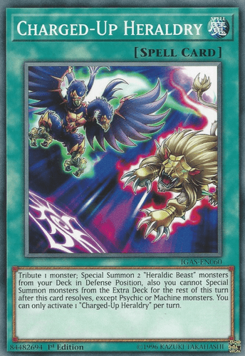Charged-Up Heraldry - IGAS-EN060 Common 1st Edition