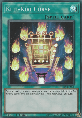 Kuji-Kiri Curse - IGAS-EN066 Super Rare Unlimited