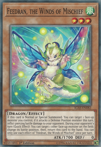 Feedran, the Winds of Mischief - IGAS-EN082 Common 1st Edition