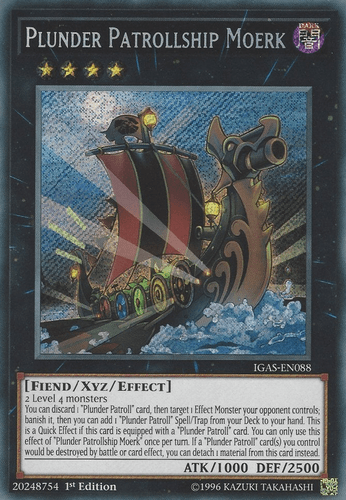 Plunder Patrollship Moerk - IGAS-EN088 Secret Rare Unlimited