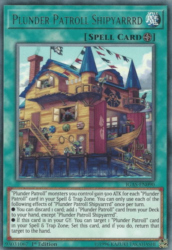 Plunder Patroll Shipyarrrd - IGAS-EN090 Rare 1st Edition
