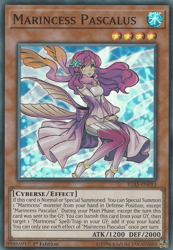 Marincess Pascalus - IGAS-EN093 Super Rare 1st Edition