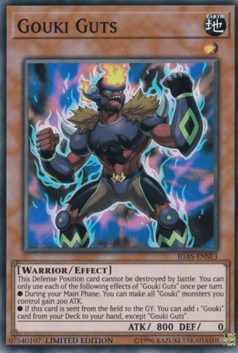 Gouki Guts - IGAS-ENSE3 Super Rare Limited Edition