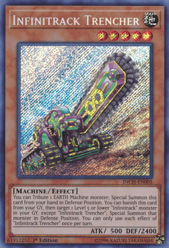 Infinitrack Trencher - INCH-EN005 Secret Rare 1st Edition