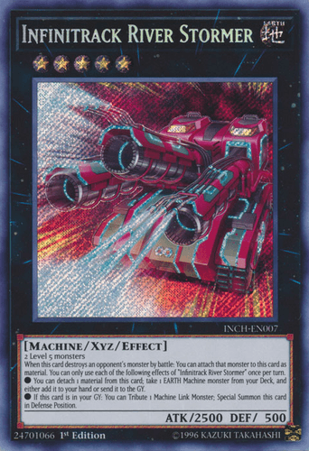 Infinitrack River Stormer - INCH-EN007 Secret Rare 1st Edition