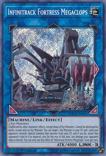 Infinitrack Fortress Megaclops - INCH-EN011 Secret Rare 1st Edition