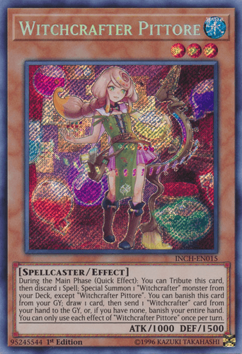 Witchcrafter Pittore - INCH-EN015 Secret Rare 1st Edition