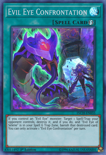 Evil Eye Confrontation - INCH-EN035 Super Rare 1st Edition