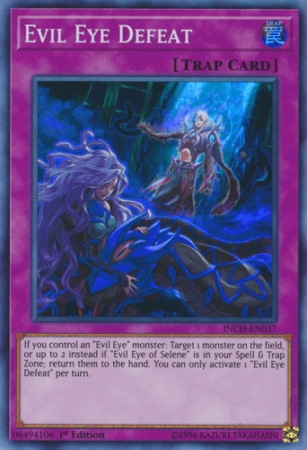 Evil Eye Defeat - INCH-EN037 Super Rare 1st Edition