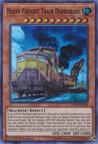 Heavy Freight Train Derricrane - INCH-EN046 Super Rare 1st Edition