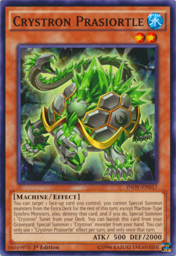 Crystron Prasiortle - INOV-EN017 Common 1st Edition