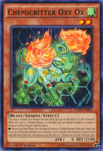 Chemicritter Oxy Ox - INOV-EN025 Common 1st Edition