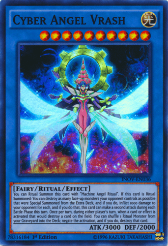 Cyber Angel Vrash - INOV-EN036 Super Rare Unlimited