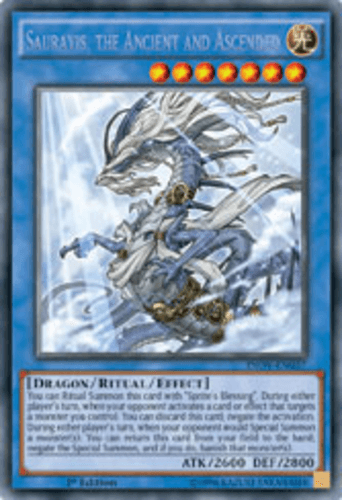 Sauravis, the Ancient and Ascended - INOV-EN037 Secret Rare 1st Edition