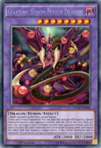 Starving Venom Fusion Dragon - INOV-EN038 Secret Rare 1st Edition