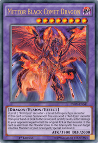 Meteor Black Comet Dragon - INOV-EN041 Ultra Rare 1st Edition