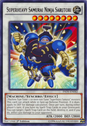 Superheavy Samurai Ninja Sarutobi - INOV-EN042 Rare 1st Edition