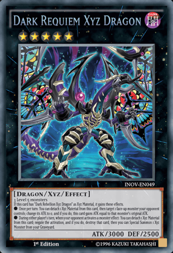 Dark Requiem Xyz Dragon - INOV-EN049 Secret Rare 1st Edition