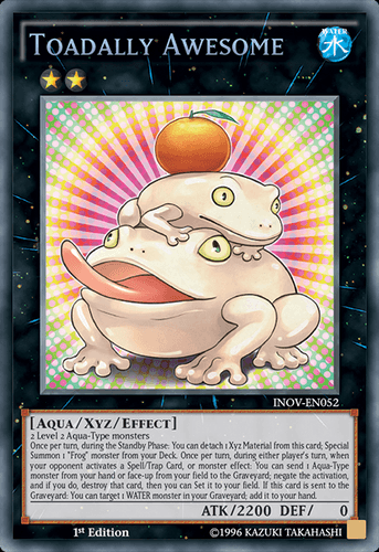 Toadally Awesome - INOV-EN052 Secret Rare 1st Edition