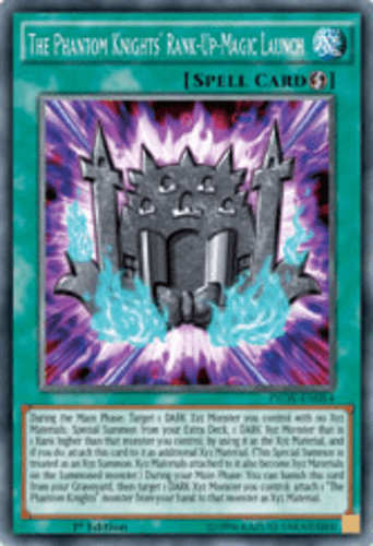 The Phantom Knights' Rank-Up-Magic Launch - INOV-EN054 Super Rare 1st Edition