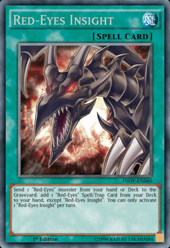 Red-Eyes Insight - INOV-EN060 Rare 1st Edition
