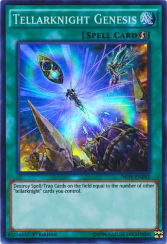 Tellarknight Genesis - INOV-EN062 Super Rare Unlimited
