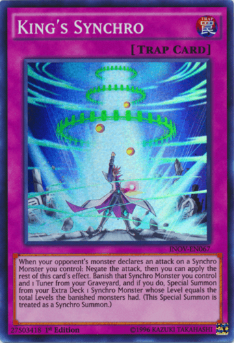 King's Synchro - INOV-EN067 Super Rare Unlimited