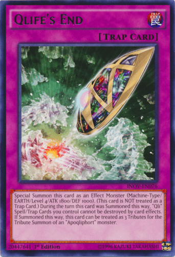 Qlife's End - INOV-EN076 Rare Unlimited