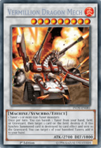 Vermillion Dragon Mech - INOV-EN081 Secret Rare 1st Edition