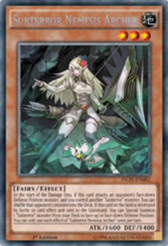 Subterror Nemesis Archer - INOV-EN082 Secret Rare Unlimited