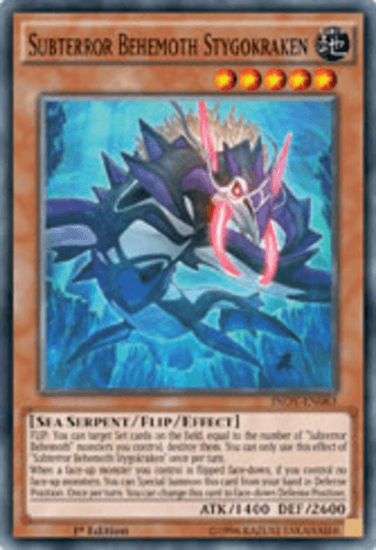 Subterror Behemoth Stygokraken - INOV-EN083 Super Rare 1st Edition