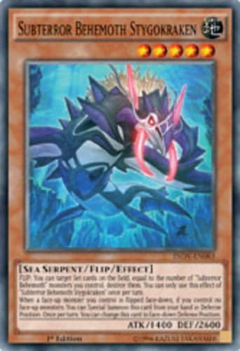 Subterror Behemoth Stygokraken - INOV-EN083 Super Rare Unlimited