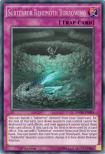 Subterror Behemoth Burrowing - INOV-EN085 Rare 1st Edition