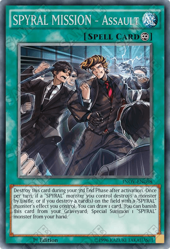 SPYRAL MISSION - Assault - INOV-EN088 Rare Unlimited