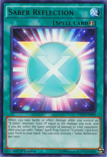 Saber Reflection - INOV-EN090 Rare 1st Edition
