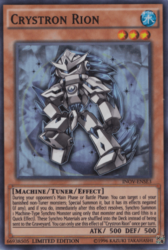 Crystron Rion - INOV-ENSE3 Super Rare Limited Edition