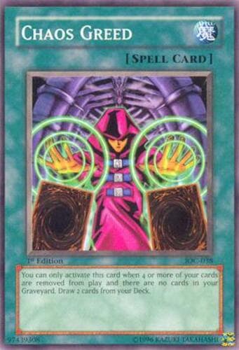 Chaos Greed - IOC-038 Common Unlimited