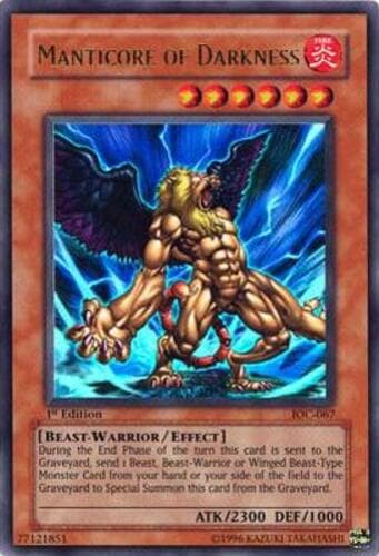 Manticore of Darkness - IOC-067 Ultra Rare Unlimited