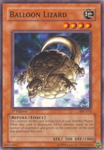 Balloon Lizard - IOC-072 Common 1st Edition
