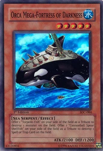 Orca Mega-Fortress of Darkness - IOC-084 Super Rare 1st Edition
