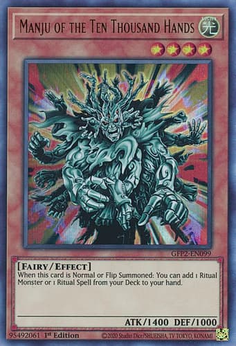 Manju of the Ten Thousand Hands - IOC-088 Common 1st Edition