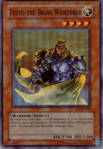 Freed the Brave Wanderer - IOC-EN014 Super Rare Unlimited