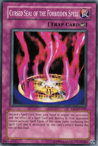 Cursed Seal of the Forbidden Spell - IOC-EN049 Common Unlimited