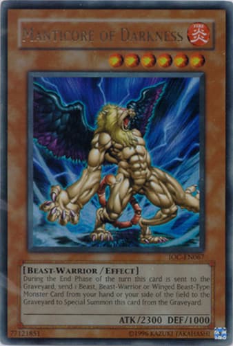Manticore of Darkness - IOC-EN067 Ultra Rare Unlimited