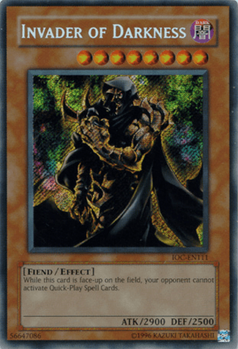 Invader of Darkness - IOC-EN111 Secret Rare Unlimited